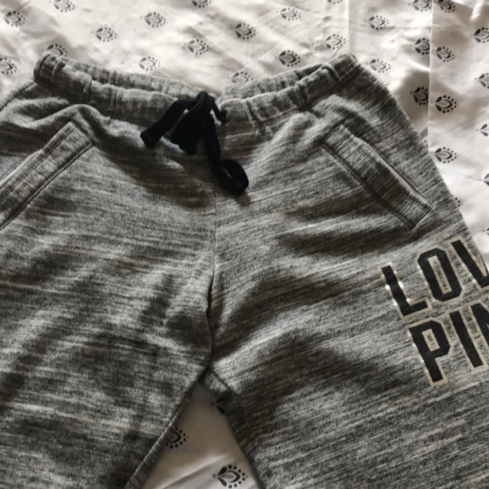 Pink sweatpants